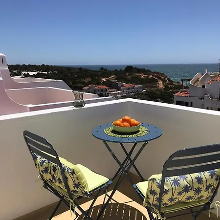 Apartment Tranquil Benagil Sea View With Panoramic Roof Terrace And 2 Pools, 200m From Beach, On Hanging Valleys Trail *